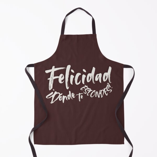 Item preview, Song lyrics/Spanish phrase: Happiness: Where are you hiding? (White) designed and sold by Rebeldía Pura.