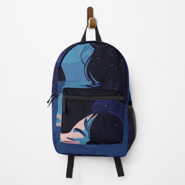Item preview, Woman floating in water at night designed and sold by anytka.