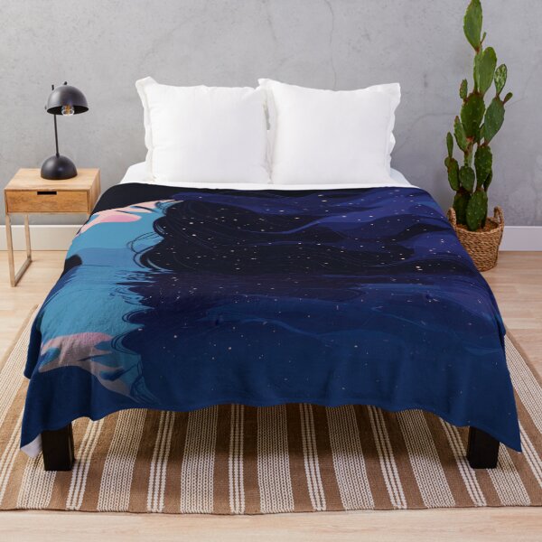 Item preview, Woman floating in water at night designed and sold by anytka.