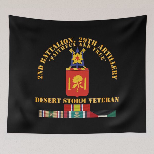 Item preview, Army - 2nd Bn, 29th Artillery - Desert Storm Veteran designed and sold by Military Insignia Products.