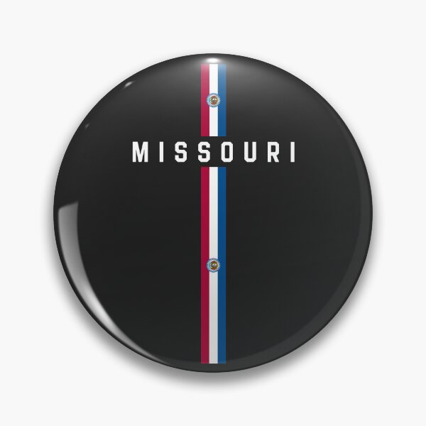Item preview, Missouri State Flag Striped Minimalist Pride Art designed and sold by mashmosh.