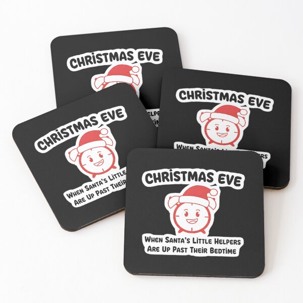 Item preview, Up Past Their Bedtime Funny Holiday Quote designed and sold by NovaDoodle Art Studio.