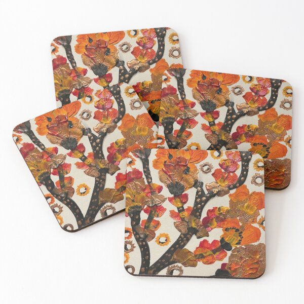 Item preview, Golden Fire Blossom - Abstract Art designed and sold by WhisperGold.