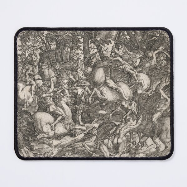 Item preview, Battle of  Men, 1517. Domenico Campagnola (Italian, 1500–1564). Engraving designed and sold by Vintage Designs +.