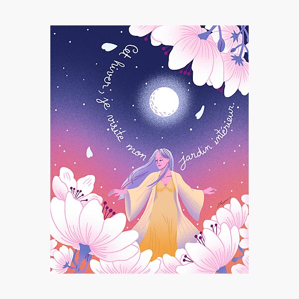 Item preview, My Inner Garden - Winter Self-Care Illustration designed and sold by LRA-LKI.