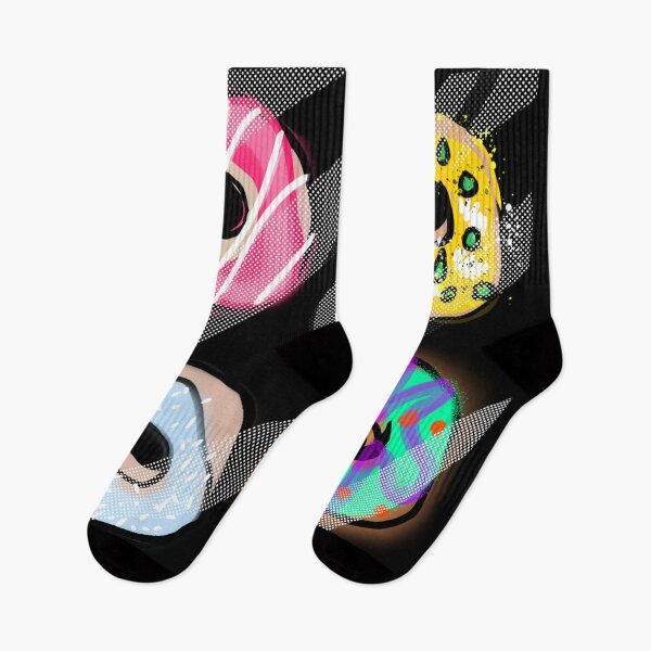 Item preview, pop art donough quartet  designed and sold by kanakeen.