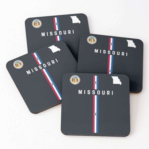 Item preview, Missouri State Pride: Modern Heritage Vertical Stripe Design designed and sold by mashmosh.