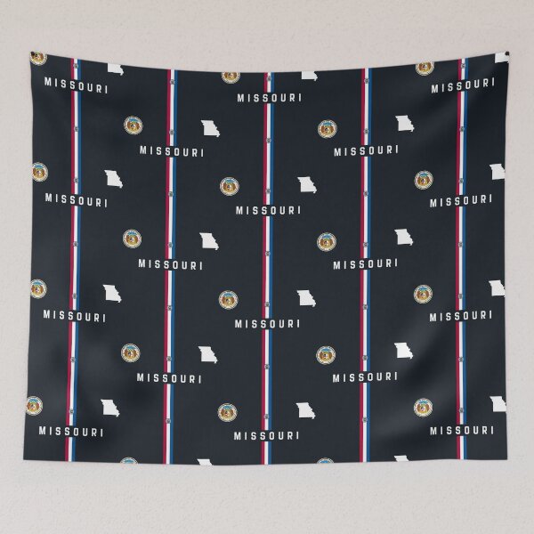Item preview, Missouri State Pride: Modern Heritage Vertical Stripe Design designed and sold by mashmosh.