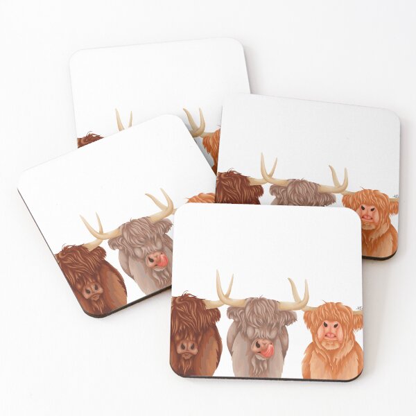 Item preview, Highland Cows designed and sold by smoothfoxill.