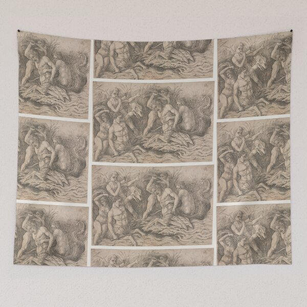 Item preview, Battle of the Sea Gods - right portion, c. 1485–88. Andrea Mantegna (Italian, 1431 designed and sold by Vintage Designs +.