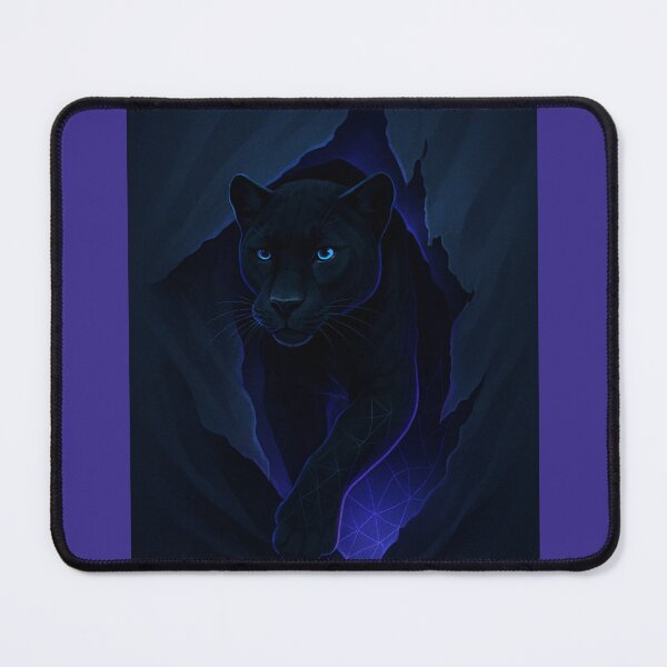 Item preview, Panther – Dimensional Fold Neon Shadow Realm Wildlife Art designed and sold by GeoWild Designs.