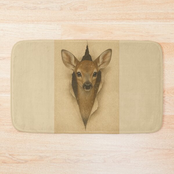 Item preview, Fawn – Dimensional Fold Gentle Woodland Peek Wildlife Art designed and sold by GeoWild Designs.