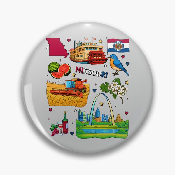 Item preview, Missouri State Pride, Iconic Landmarks & Symbols Aesthetic designed and sold by mashmosh.