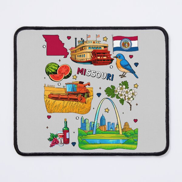 Item preview, Missouri State Pride, Iconic Landmarks & Symbols Aesthetic designed and sold by mashmosh.