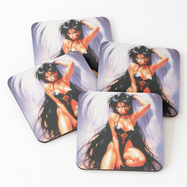 Item preview, Vintage 90s Dark Anime Girl Goth Leather Aesthetic designed and sold by CoffinsArt.