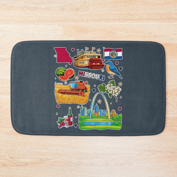 Item preview, Missouri Pride, Iconic State Landmarks & Symbols Sticker Collage designed and sold by mashmosh.
