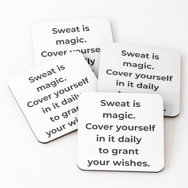 Item preview, Sweat Is Magic HD Sticker – Daily Gym Motivation New Year Fitness Quote Design | 2026 new year goals & resolution designed and sold by MillionaireGenZ ⭐⭐⭐⭐⭐ (5.0).