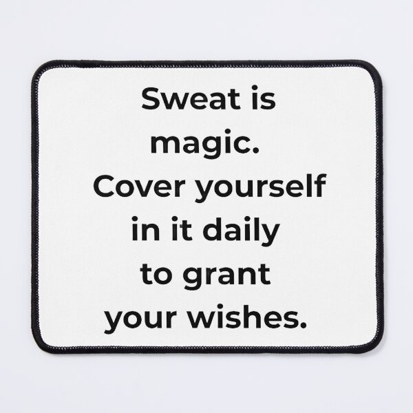 Item preview, Sweat Is Magic HD Sticker – Daily Gym Motivation New Year Fitness Quote Design | 2026 new year goals & resolution designed and sold by MillionaireGenZ ⭐⭐⭐⭐⭐ (5.0).