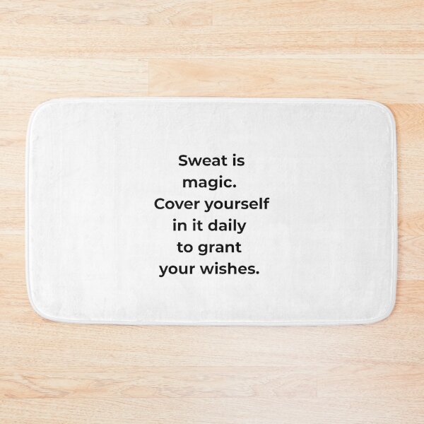 Item preview, Sweat Is Magic HD Sticker – Daily Gym Motivation New Year Fitness Quote Design | 2026 new year goals & resolution designed and sold by MillionaireGenZ ⭐⭐⭐⭐⭐ (5.0).