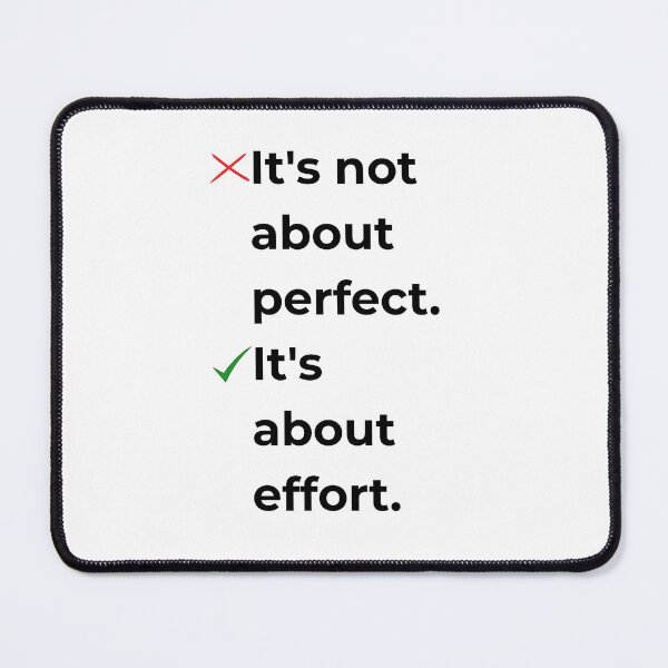 Item preview, Effort Over Perfection HD Sticker – New Year Fitness Motivation Growth Mindset Design | 2026 new year goal and resolution designed and sold by MillionaireGenZ ⭐⭐⭐⭐⭐ (5.0).
