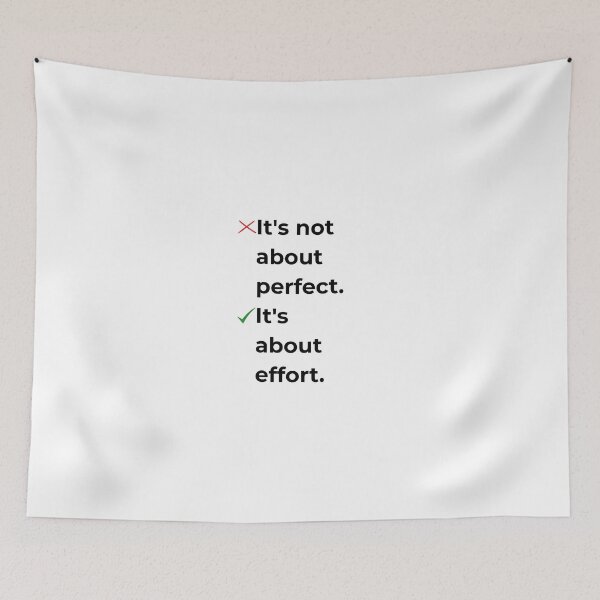 Item preview, Effort Over Perfection HD Sticker – New Year Fitness Motivation Growth Mindset Design | 2026 new year goal and resolution designed and sold by MillionaireGenZ ⭐⭐⭐⭐⭐ (5.0).