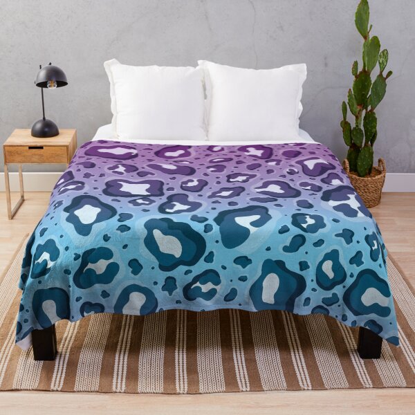 Item preview, Purple and Blue Gradiant Cheetah or Leopard Print designed and sold by Goolsby-Designs.