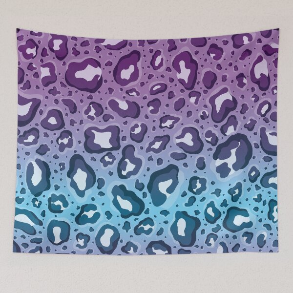Item preview, Purple and Blue Gradiant Cheetah or Leopard Print designed and sold by Goolsby-Designs.