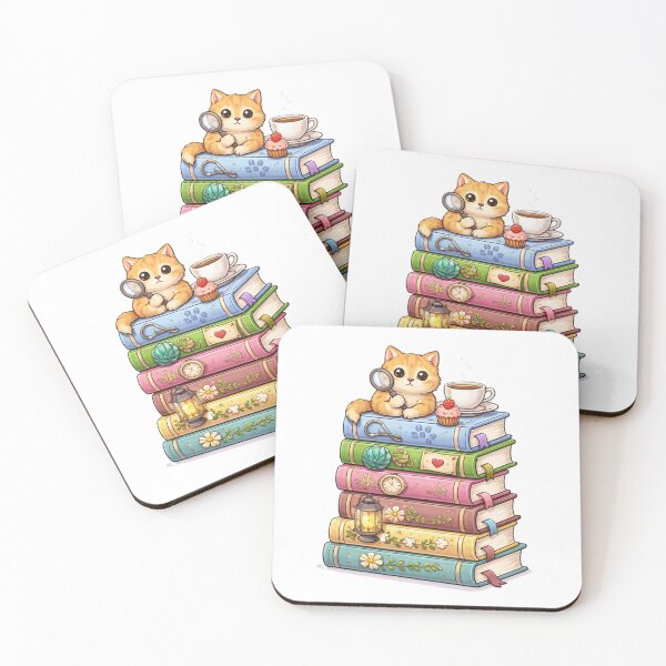 Item preview, Cozy Mystery Bookstack designed and sold by The Cozy Cauldron.