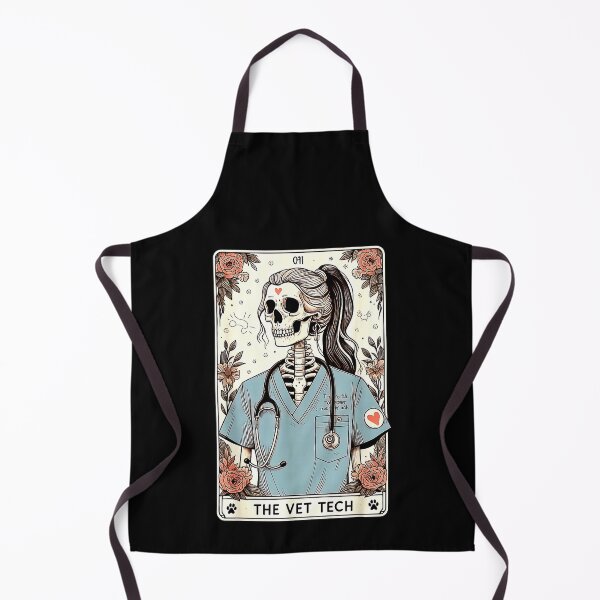Item preview, The Vet Tech Tarot Card Veterinary Medicine designed and sold by MerchDeviant.