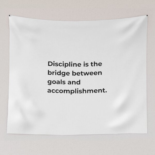 Item preview, Discipline Is the Bridge HD Sticker – Goal Achievement New Year Motivation Quote | 2026 new year goal and resolution designed and sold by MillionaireGenZ ⭐⭐⭐⭐⭐ (5.0).