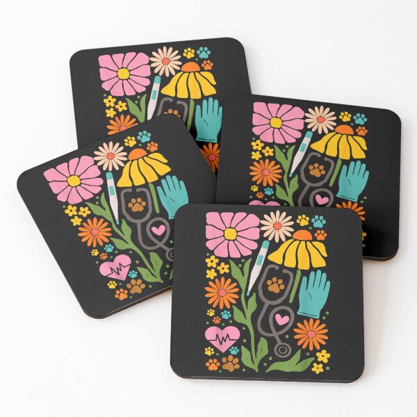 Item preview, Veterinary Floral Design Pet Lover designed and sold by MerchDeviant.