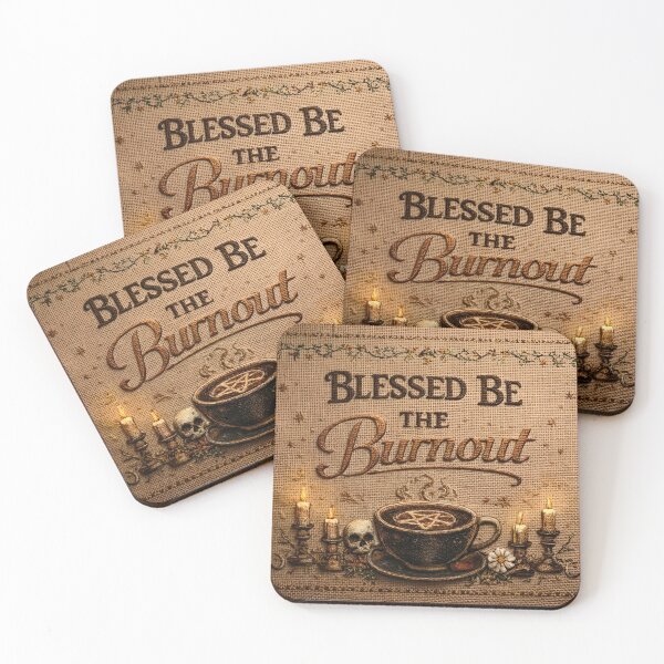 Item preview, Blessed Be the Burnout – Modern Sigil of Surviving Adulthood designed and sold by VittraMemona.