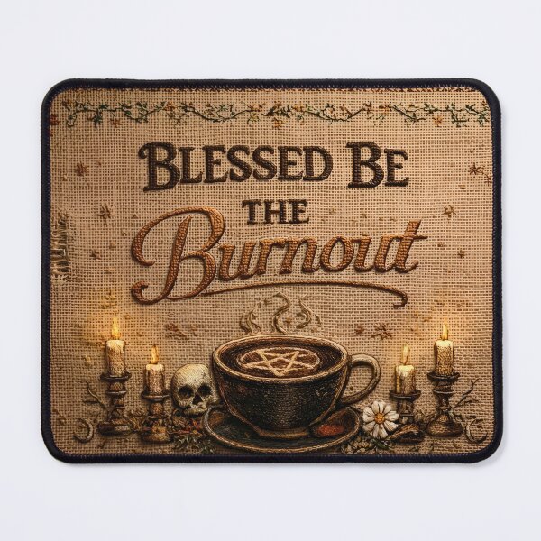 Item preview, Blessed Be the Burnout – Modern Sigil of Surviving Adulthood designed and sold by VittraMemona.