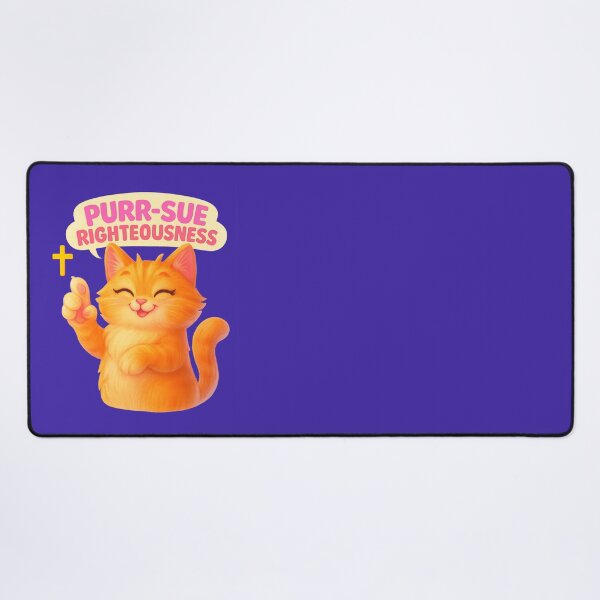 Item preview, Purr-sue Righteousness - Christian designed and sold by BELIEVERS with STYLE.