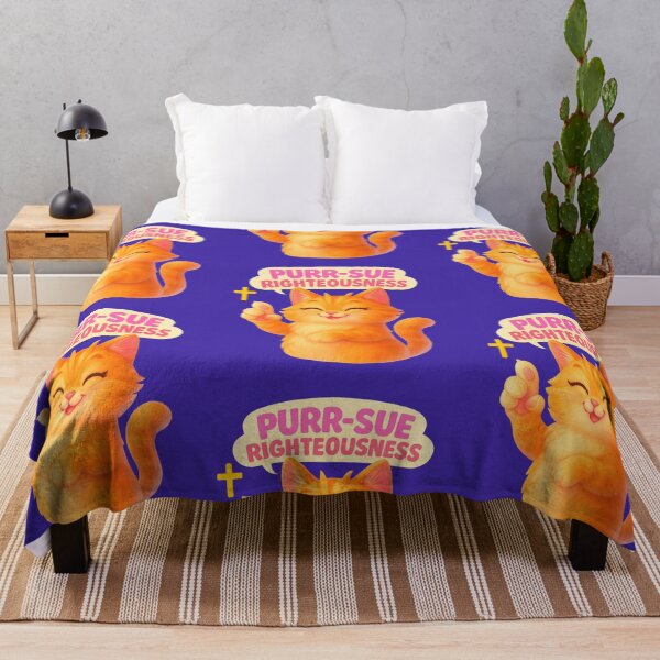 Item preview, Purr-sue Righteousness - Christian designed and sold by BELIEVERS with STYLE.