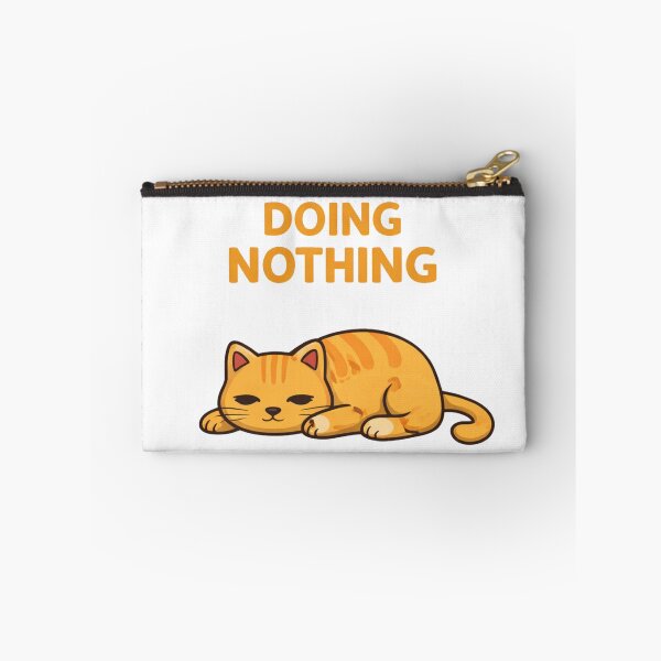 Item preview, Doing Nothing Lazy Cat Cute Cartoon designed and sold by Papier Atelier Art.