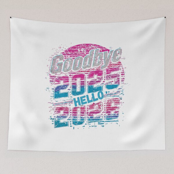 Item preview, Goodbye-2025-Hello-2026 vaporwave designed and sold by w66aboo.