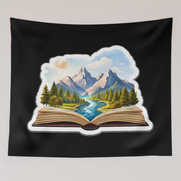 Item preview, Open Book to a Miniature World, Mountains and River Escape designed and sold by Ach&Koor.