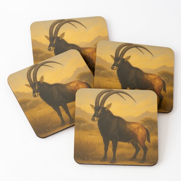 Item preview, Giant Sable Antelope – Regal Guardian of the Savannah Wildlife Art designed and sold by GeoWild Designs.
