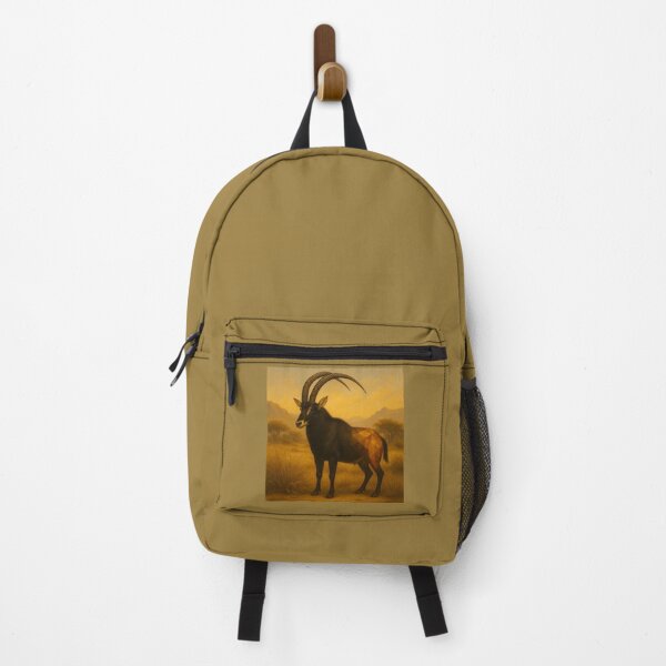 Item preview, Giant Sable Antelope – Regal Guardian of the Savannah Wildlife Art designed and sold by GeoWild Designs.