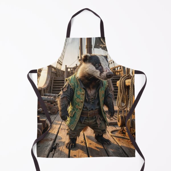 Item preview, The Dreadful Badger Pirate designed and sold by Tridentulus.