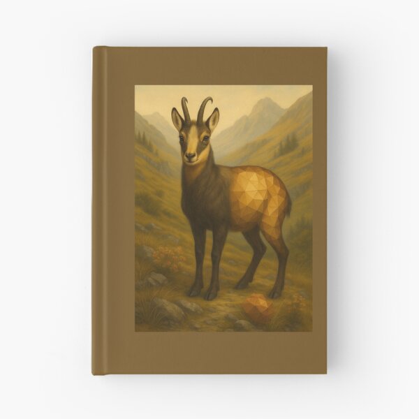 Item preview, Chamois – Mountain Spirit in Golden Valleys Wildlife Art designed and sold by GeoWild Designs.