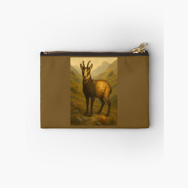 Item preview, Chamois – Mountain Spirit in Golden Valleys Wildlife Art designed and sold by GeoWild Designs.