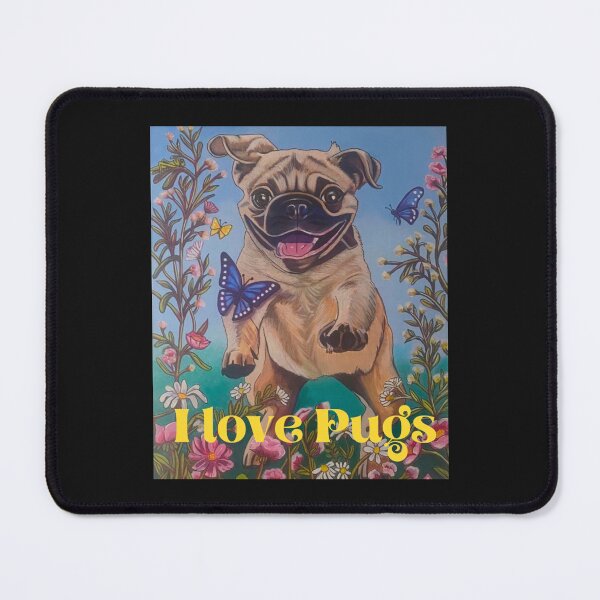 Item preview, I love Pugs designed and sold by Hudson-Art.