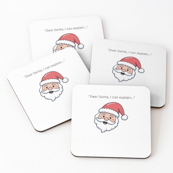Item preview, Dear Santa I Can Explain - Funny Christmas Design designed and sold by TrustMe Studio™.