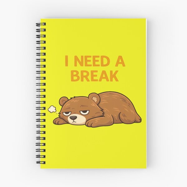 Item preview, I Need A Break Tired Bear designed and sold by Papier Atelier Art.