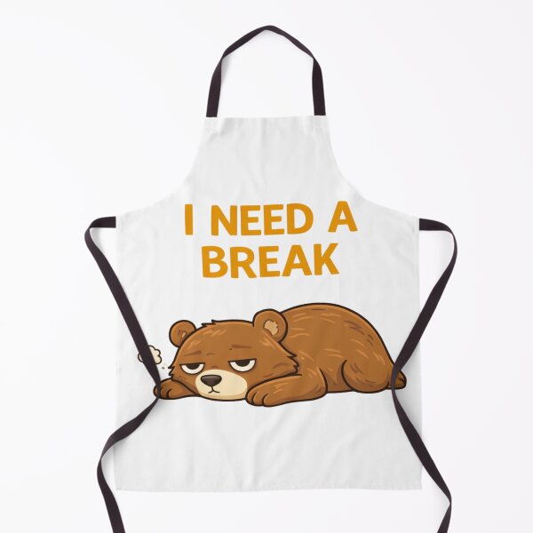 Item preview, I Need A Break Tired Bear designed and sold by Papier Atelier Art.