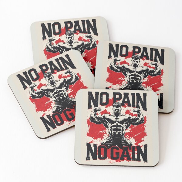 Item preview, No Pain No Gain HD Sticker – Hardcore New Year Gym Motivation Lifter Design| Bodybuilder & Lifter Workout Shirt | 2026 new year resolution motivation designed and sold by MillionaireGenZ ⭐⭐⭐⭐⭐ (5.0).