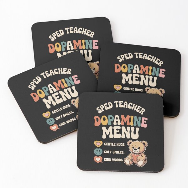 Item preview, SPED Teacher Dopamine Menu Special Education Retro Checklist designed and sold by ViralVector.