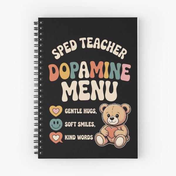 Item preview, SPED Teacher Dopamine Menu Special Education Retro Checklist designed and sold by ViralVector.